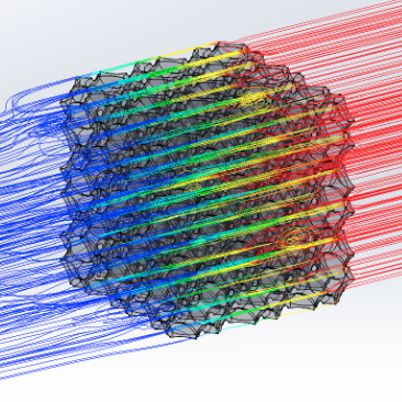 Digitale CDF-Simulation von PORECOOL Kühlsystemen aus porösem OPENPORE Aliminiumschaum