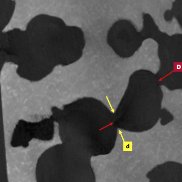 Materialstruktur von PORECOOL Kühlsysteme aus porösem OPENPORE Aliminiumschaum